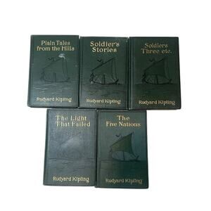 Soldier Stories LOT of 5 Books Rudyard Kipling
